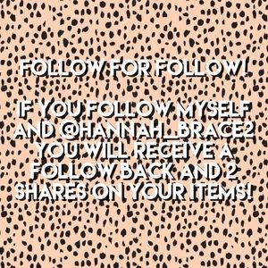 FOLLOW FOR FOLLOW!